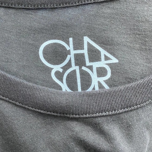 Chaser Free People ACDC Leopard T-Shirt Dress Gray - Picture 10 of 12